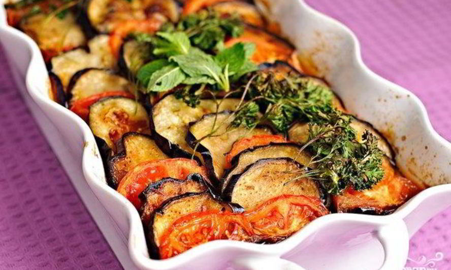 Рецепт запеканки из баклажанов с мясом