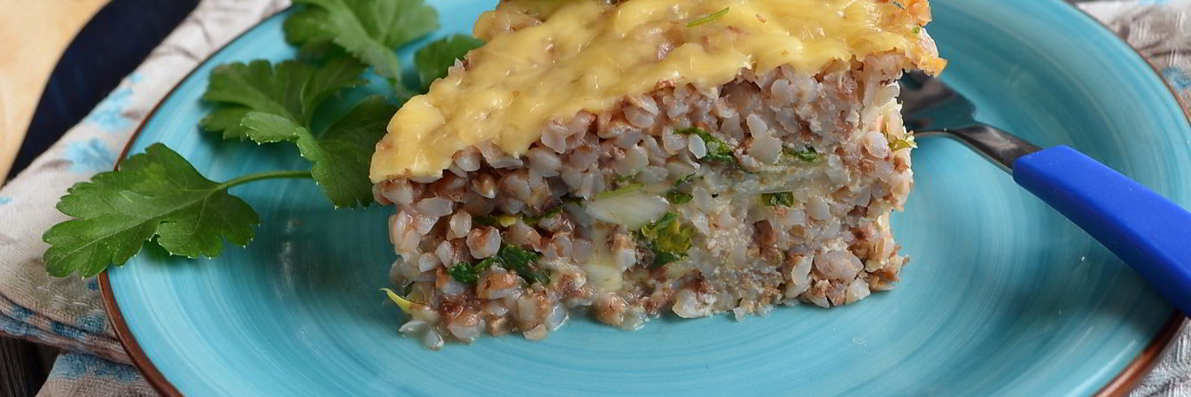 Запеканка из готовой гречневой каши