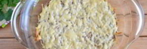 запеканка из готовой гречневой каши