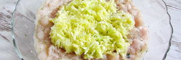 запеканка из кабачков с курицей