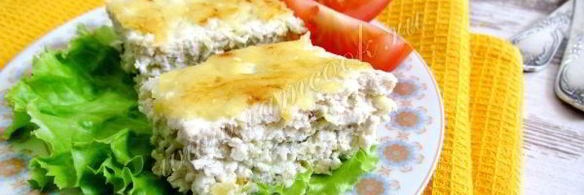 запеканка из кабачков с курицей