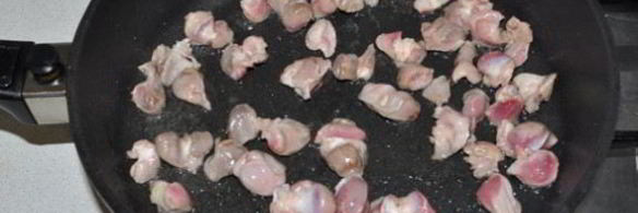 запеканка из картофеля с куриными потрошками