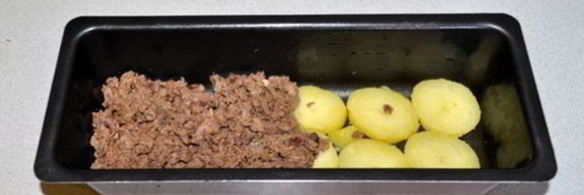 запеканка из картофеля с куриными потрошками