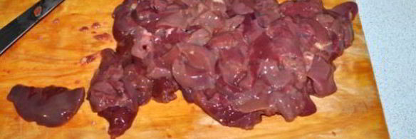 запеканка из макарон с куриной печенью