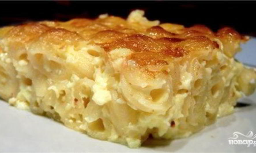 Рецепт запеканки из макарон в мультиварке