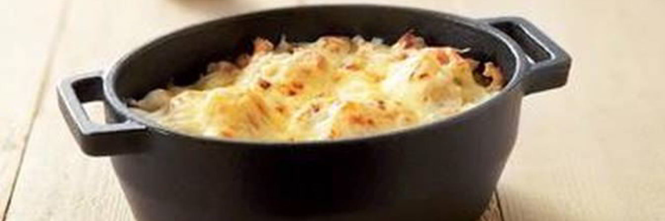 Запеканка из морепродуктов