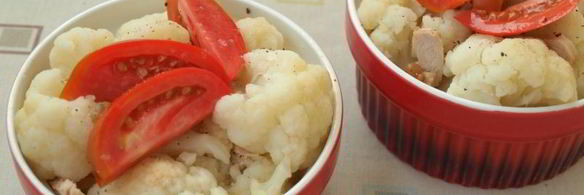 запеканка из цветной капусты с индейкой и помидорами