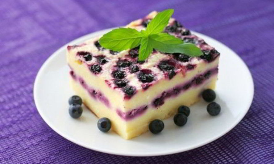 Рецепт запеканки из творога с черной смородиной