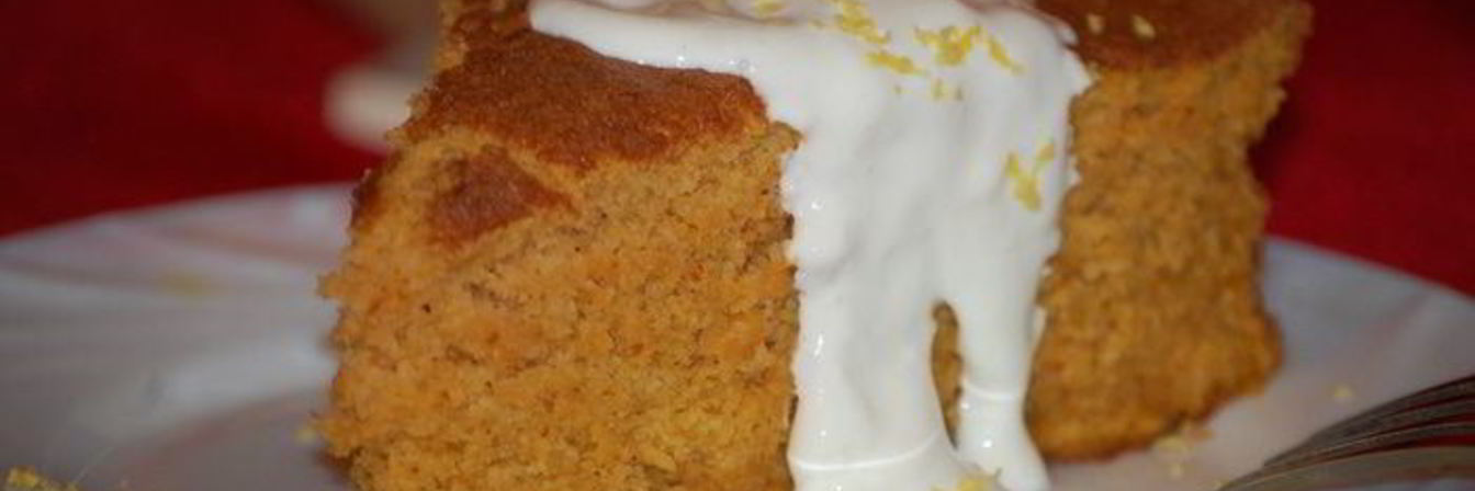 Запеканка из тыквы с корицей и цедрой лимона