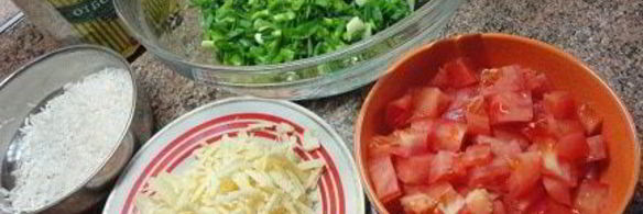 запеканка из зеленого лука по-итальянски