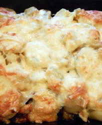 Запеканка картофельная с сушеными грибами