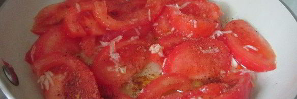 запеканка кукурузная с помидорами и моцареллой