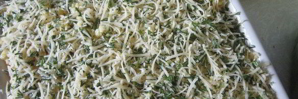 запеканка кукурузная с помидорами и моцареллой