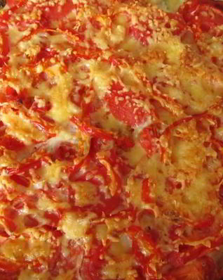 Запеканка овощная с фаршем, сыром