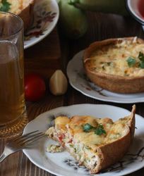 Запеканка-пирог с кабачками