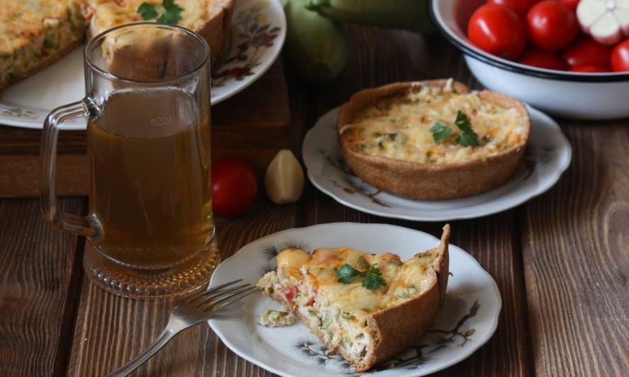 Рецепт запеканки-пирога с кабачками