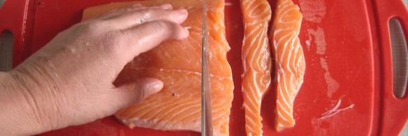 запеканка рисовая с лососем