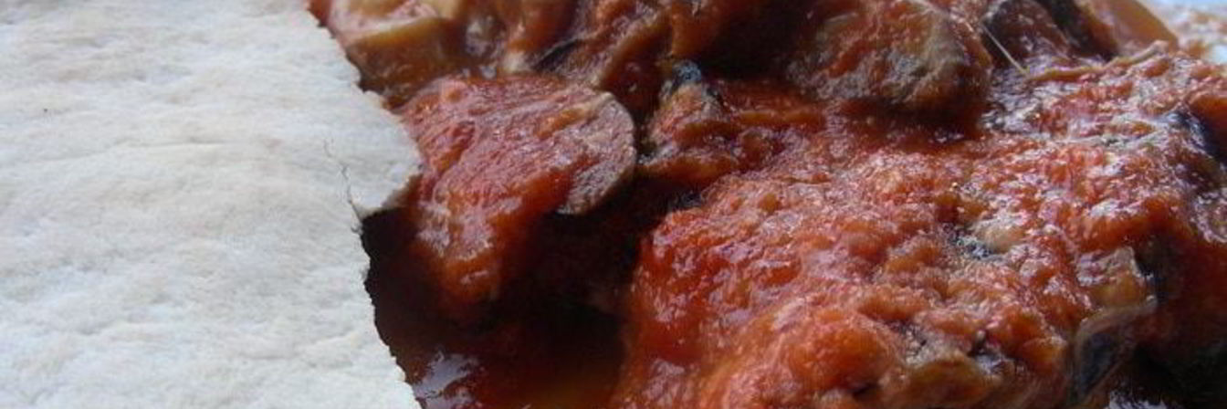 Запеканка с баклажанами, грибами и моцареллой