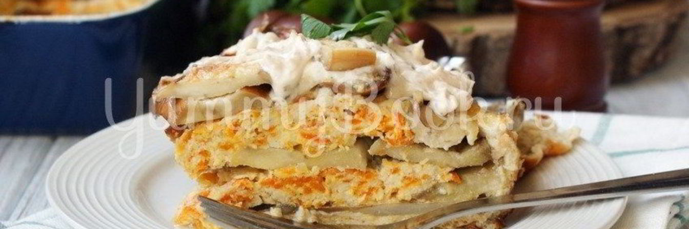 Запеканка с баклажанами и фаршем