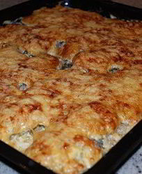 Запеканка с баклажанами и свининой
