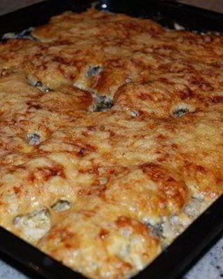 Запеканка с баклажанами и свининой