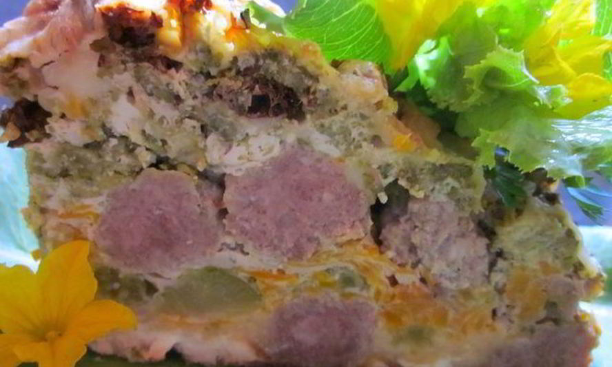 Рецепт запеканки с брокколи и мясными шариками