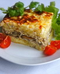 Запеканка с грибами