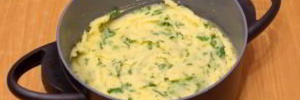 запеканка с куриным филе, грибами и картофельным пюре