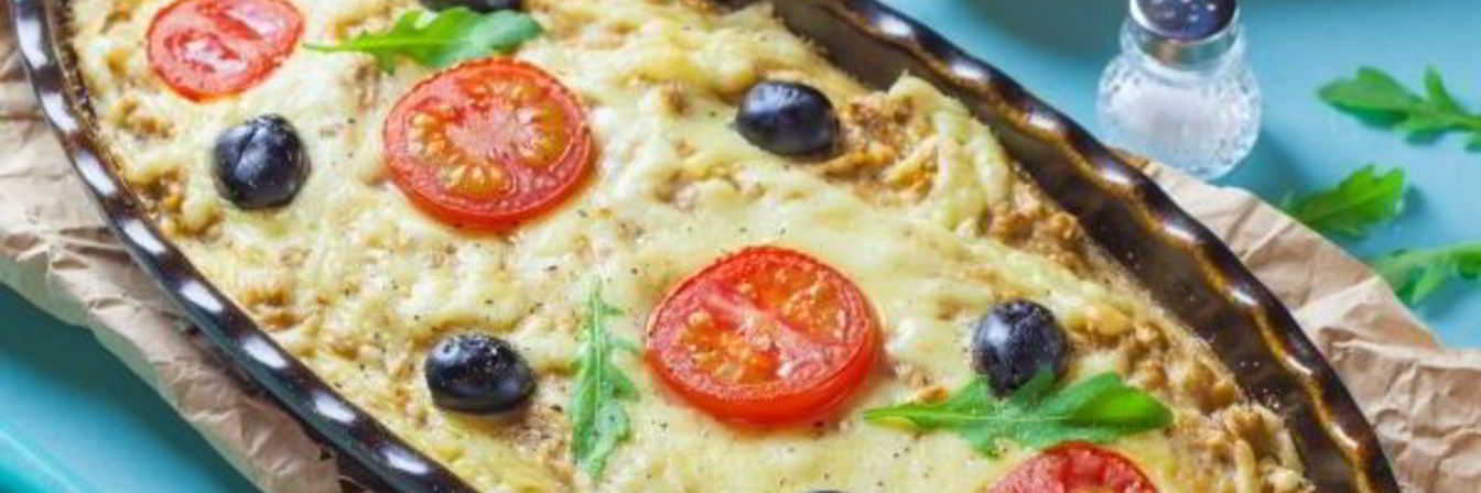 Запеканка с тунцом