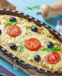 Запеканка с тунцом