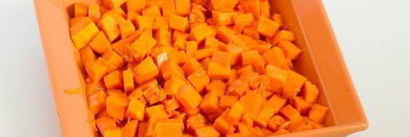 запеканка с тыквой, картофелем и шпинатом