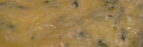 запеканка со шпинатом, рикоттой и полентой