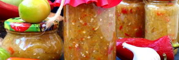 аджика из зеленых помидоров