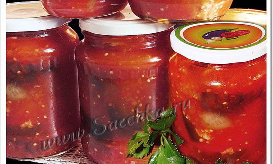 Рецепт баклажанов в аджике