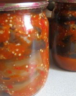 Баклажаны на зиму Тещин язык