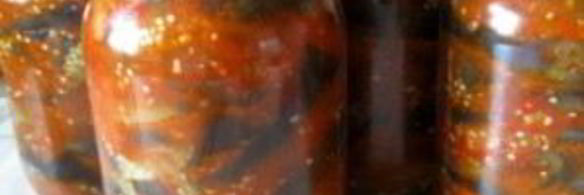 баклажаны на зиму тещин язык