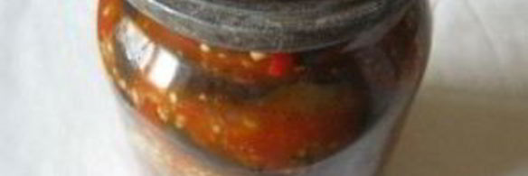 баклажаны на зиму тещин язык