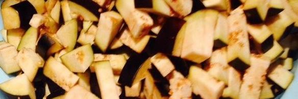 баклажаны с фасолью на зиму