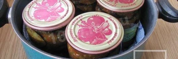 баклажаны с перцем болгарским на зиму