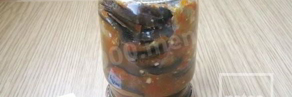 баклажаны с перцем болгарским на зиму