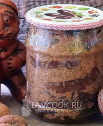 Баклажаны в ореховом соусе на зиму