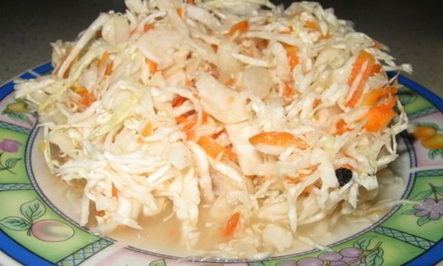 Рецепт домашней квашеной капусты с морковью