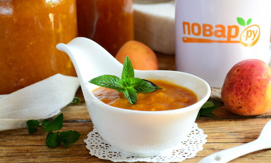 Рецепт абрикосового джема с апельсином на зиму