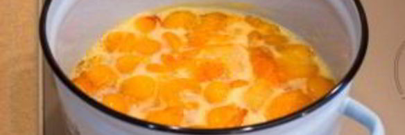 абрикосовый джем с миндальными лепестками