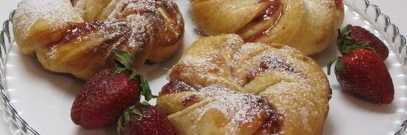 булочки с джемом