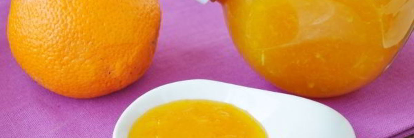 Быстрый апельсиновый джем на квиттине