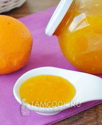 Быстрый апельсиновый джем на квиттине