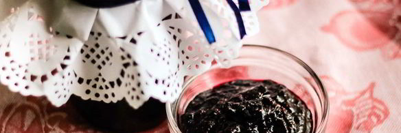 чернично-малиновый джем