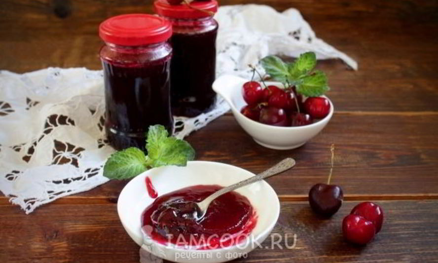 Рецепт джема из черешни без косточек