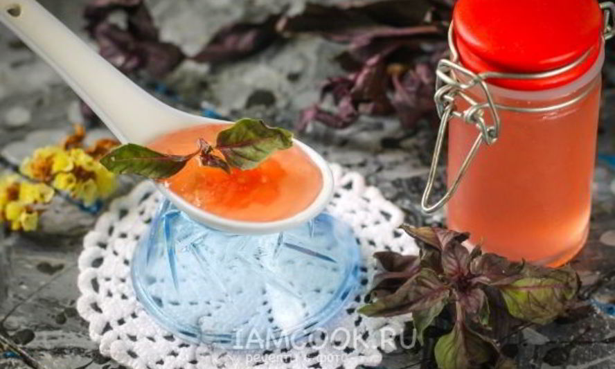 Рецепт джема из красного базилика